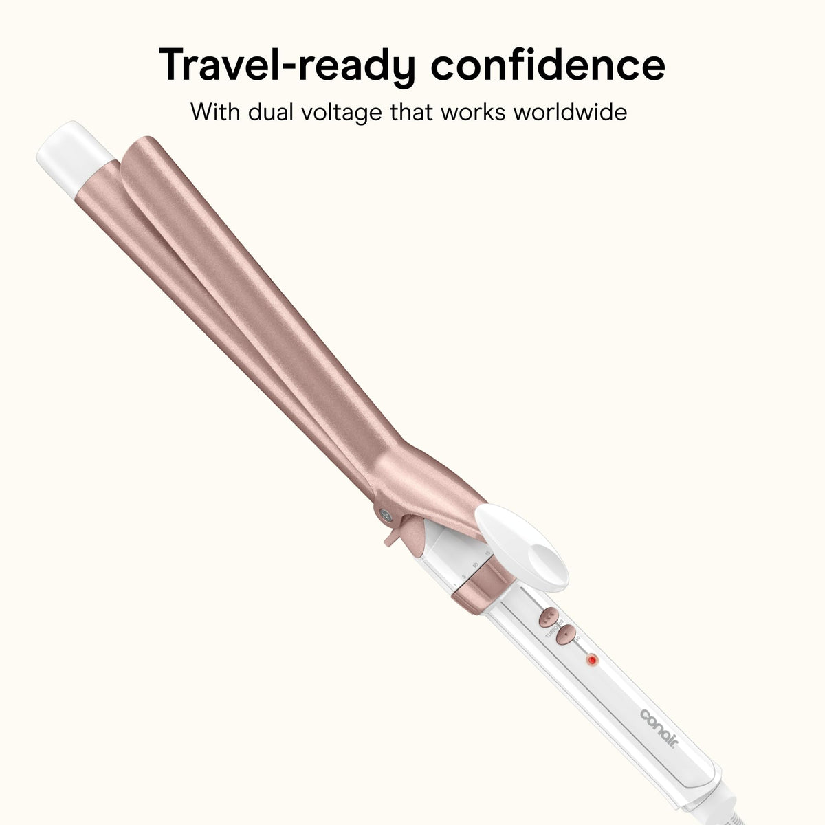 Conair Curling Iron, Double Ceramic, 1-in. Barrel, White/Rose Gold Father Jim Norris notebooks