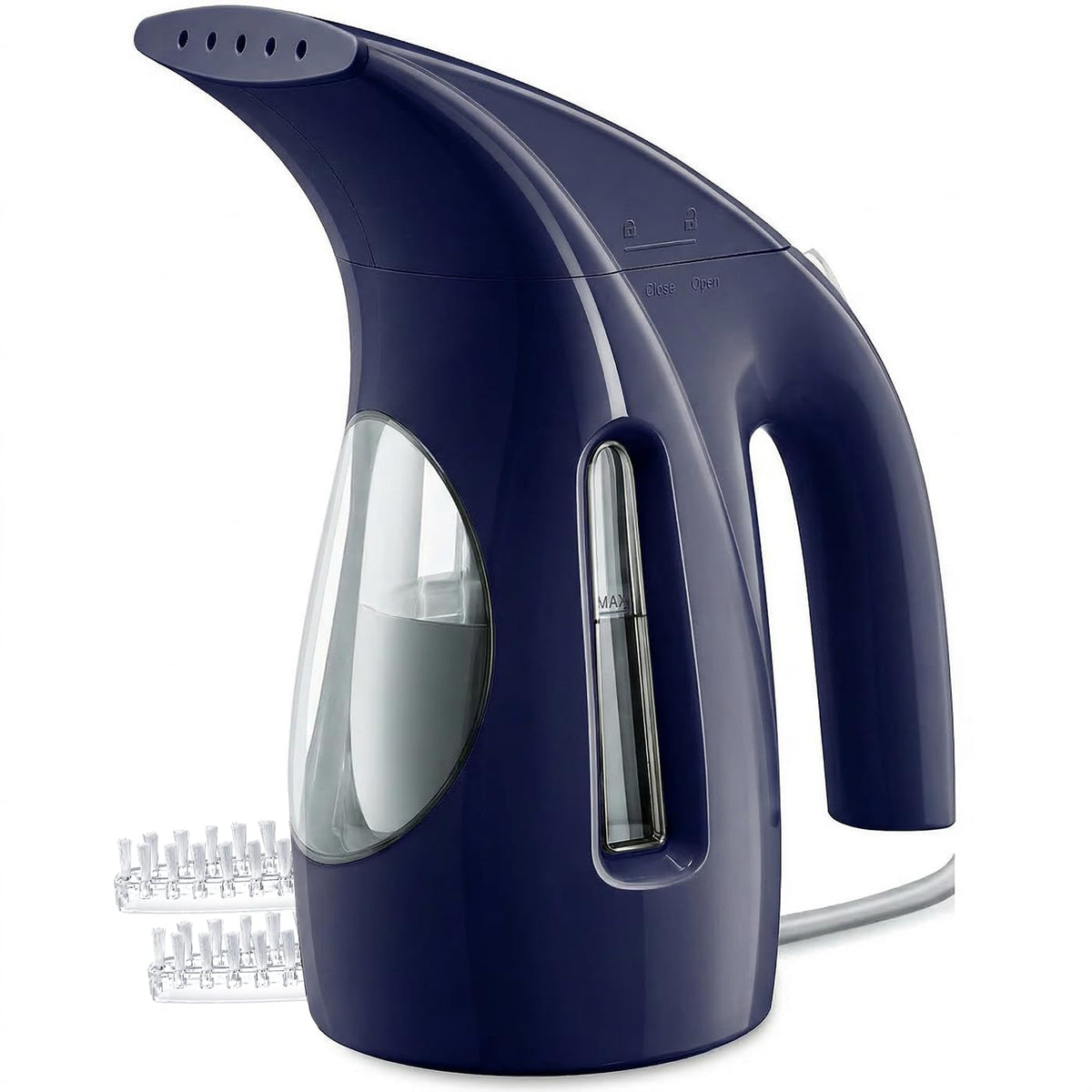 HiLIFE Steamer for Clothes, Portable Handheld Clothing Steamer, 240ml Big Capacity, 700W, Strong Power, Fabric Quick Wrinkle Remover with Brush for Home, Office(ONLY 120V)(Ink Black)