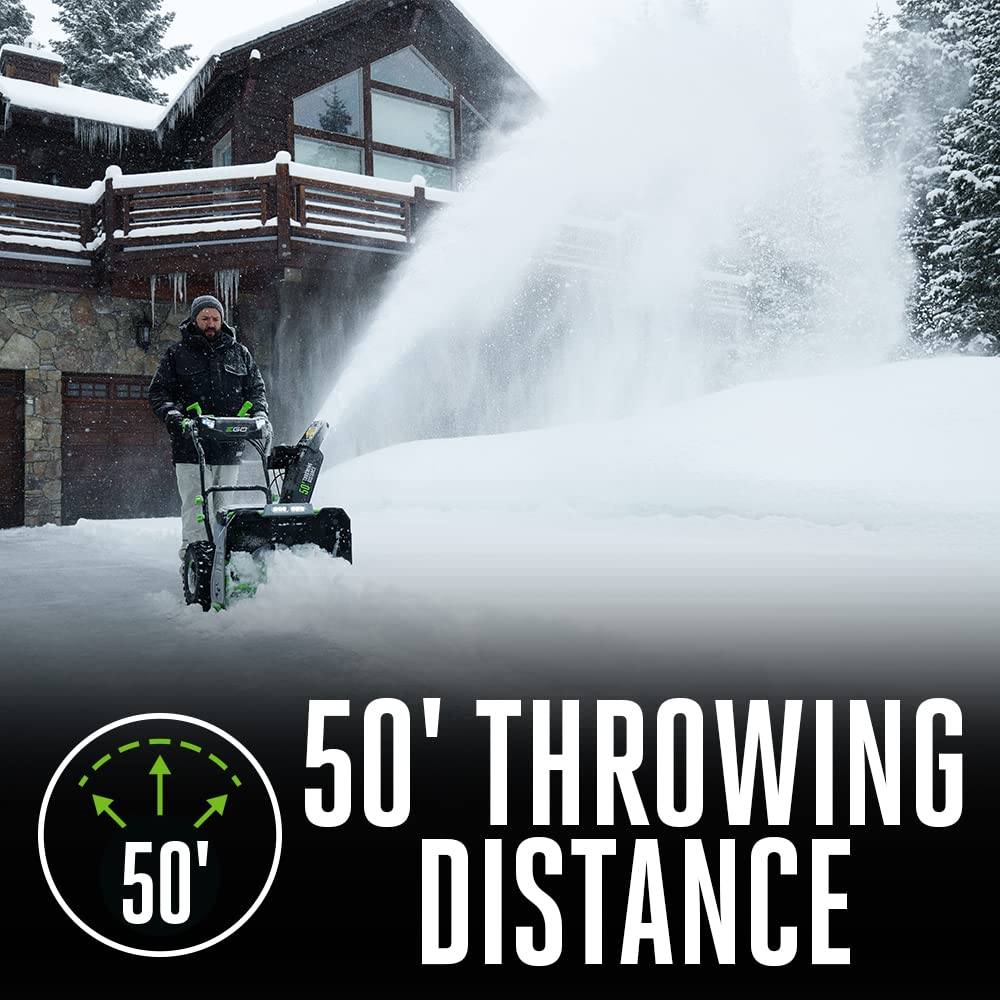 EGO Power+ 21" Electric Snow Blower, Gray/Black, Cordless Steel Auger, Includes (2) 56V 5.0Ah Batteries and Dual Port Charger, SNT2112 Father Jim Norris notebooks