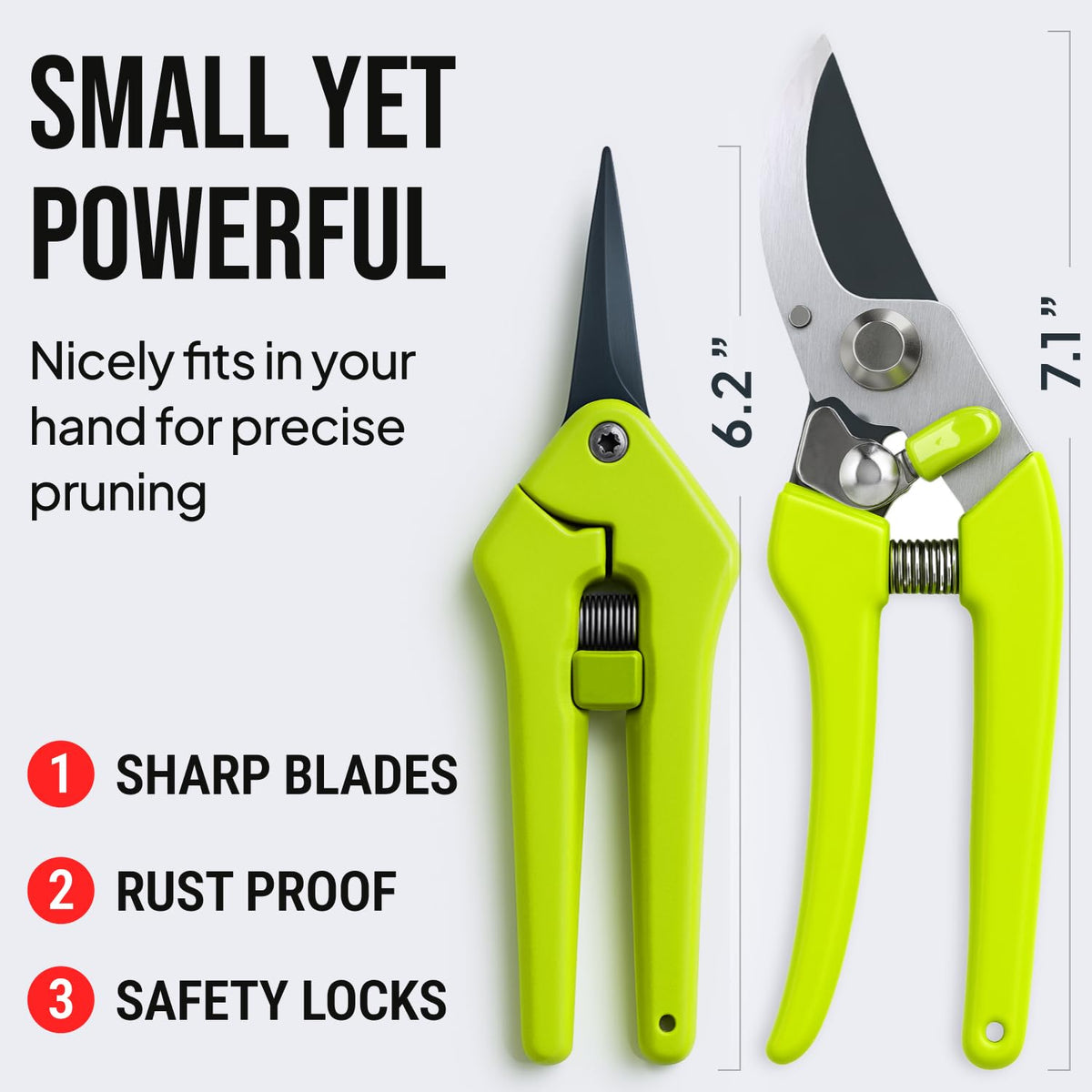 Ultra Sharp Pruning Shears Hedge Clipper – Cuts 3X Easier, Dual-Size Opening, Weak Hand Arthritis Clippers, Rust-Resistant Pruner, Effortlessly Cuts Father Jim Norris notebooks