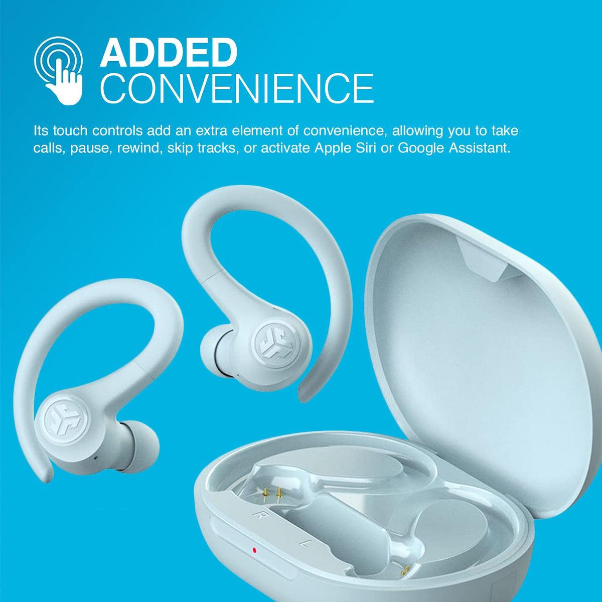 JLab, Go Sport+, True Wireless Workout Earbuds, Bluetooth Sport Earbuds, Clear Calling, Teal Father Jim Norris notebooks
