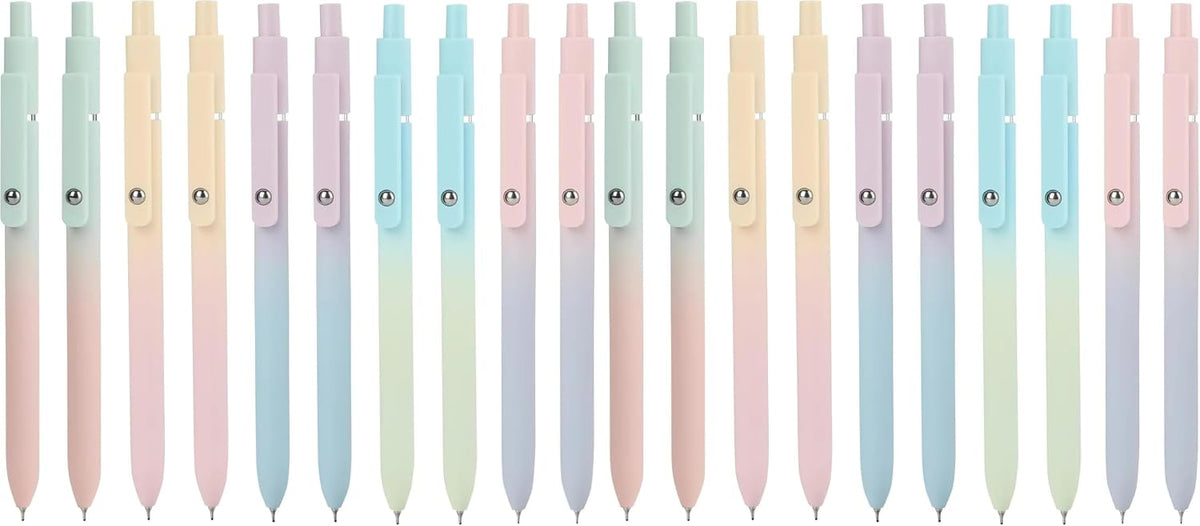 Ddaowanx Gel Pens,6 Pcs 0.5mm Retractable Quick Dry Black Ink Pens Father Jim Norris notebooks