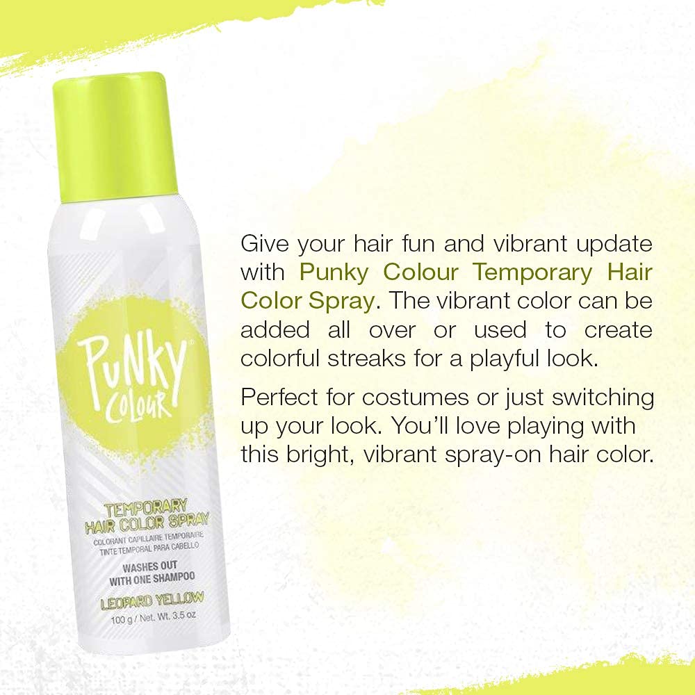 Punky Temporary Hair Color Spray Washes Out Tiger Orange, 3.5 oz, 1 Pack