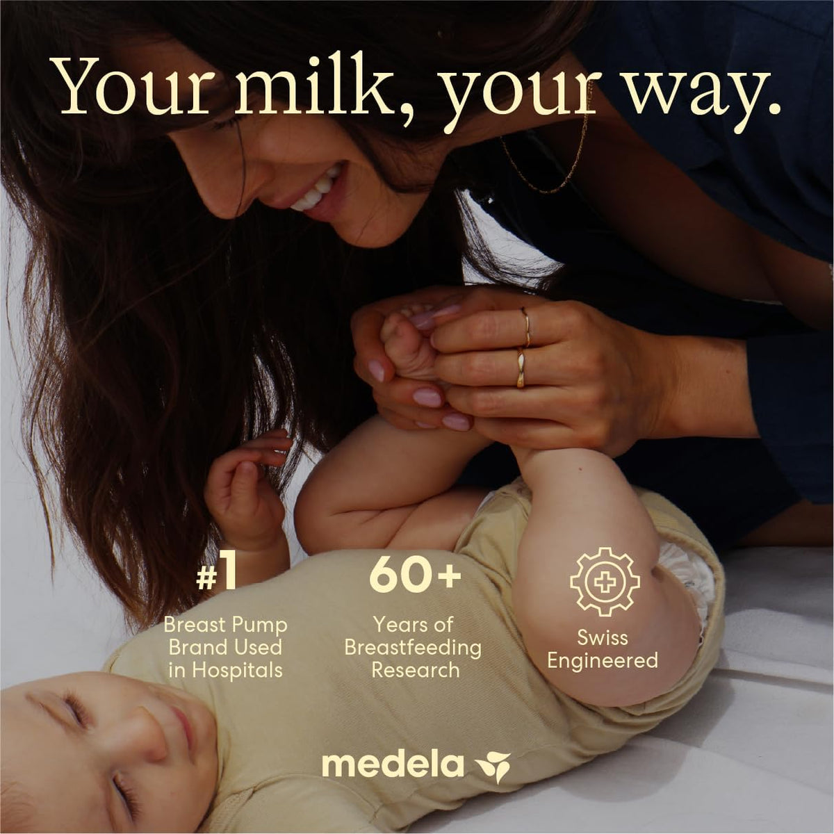 Medela Harmony Manual Breast Pump, On-the-Go, More Milk Output