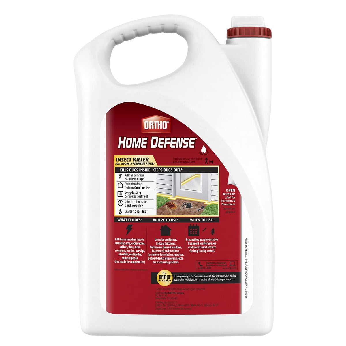 Ortho Home Defense Insect Killer for Indoor & Perimeter2, Wand, 1.33 gal. Father Jim Norris notebooks
