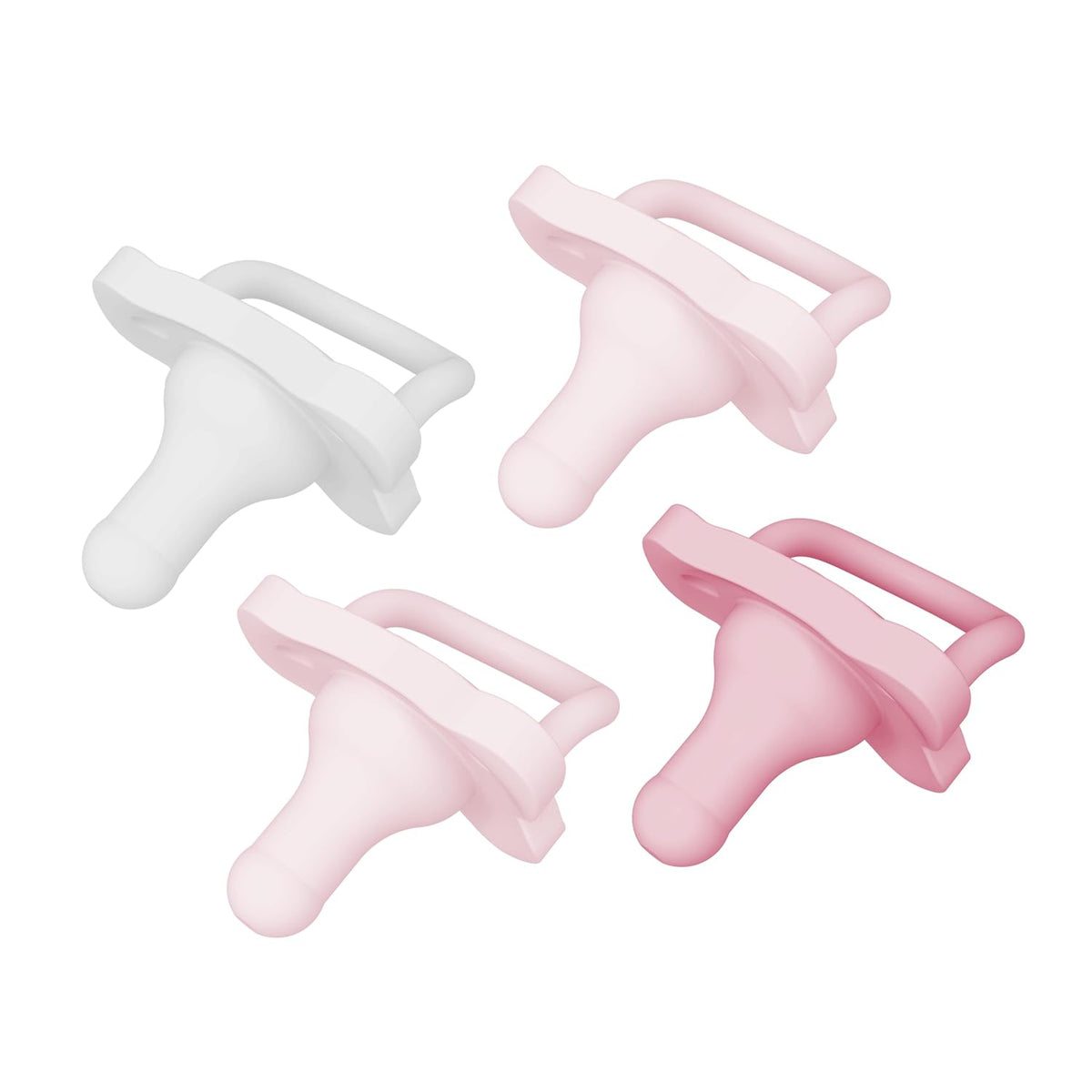 Dr. Brown's HappyPaci Baby Pacifier, Gray, Green, Ecru, 0-6m, 4-Pack