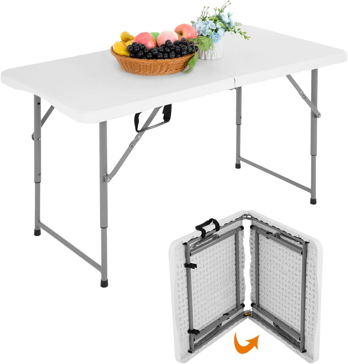 BestOffice | 6FT Folding Table | Black | Portable Plastic Table Father Jim Norris notebooks