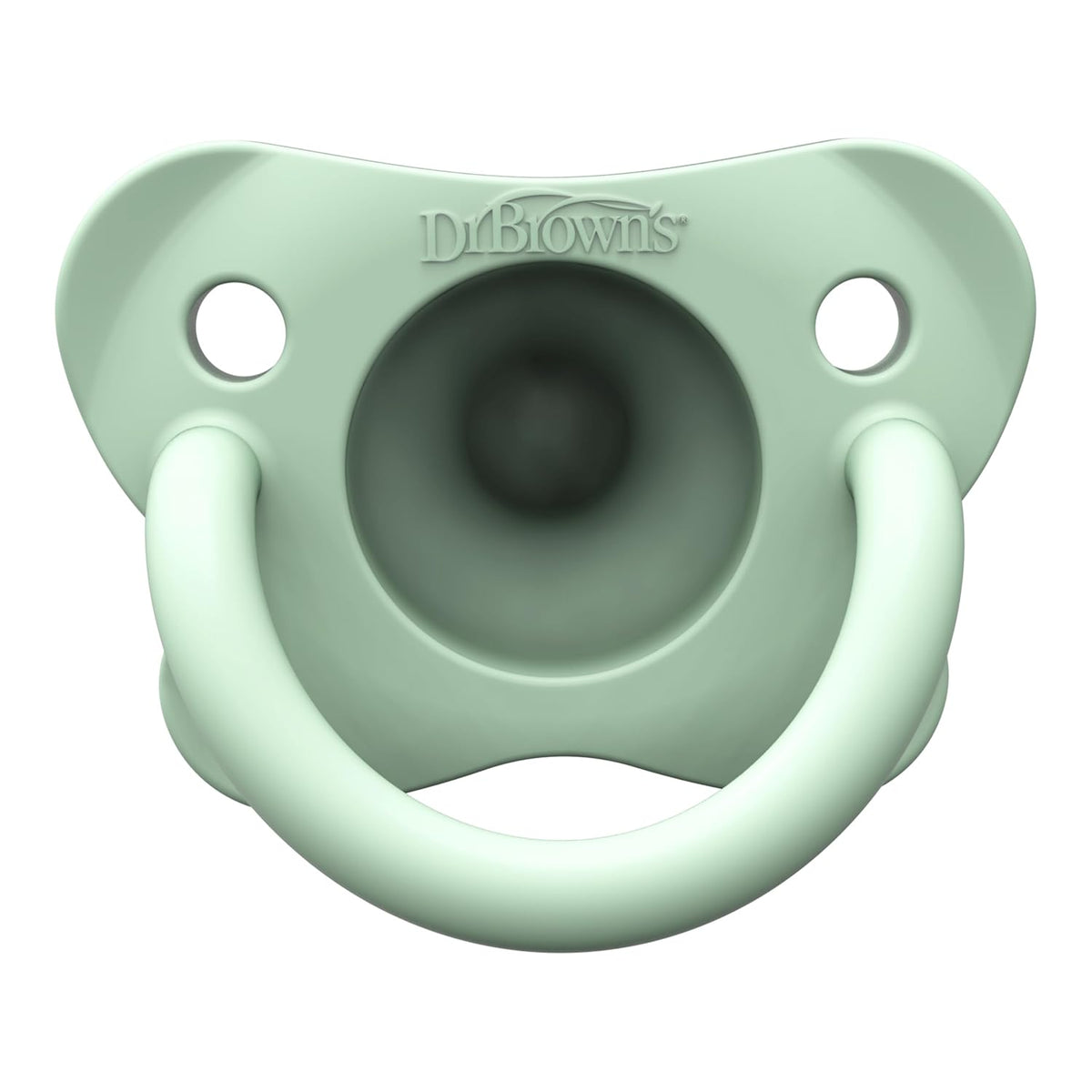Dr. Brown's HappyPaci Baby Pacifier, Gray, Green, Ecru, 0-6m, 4-Pack