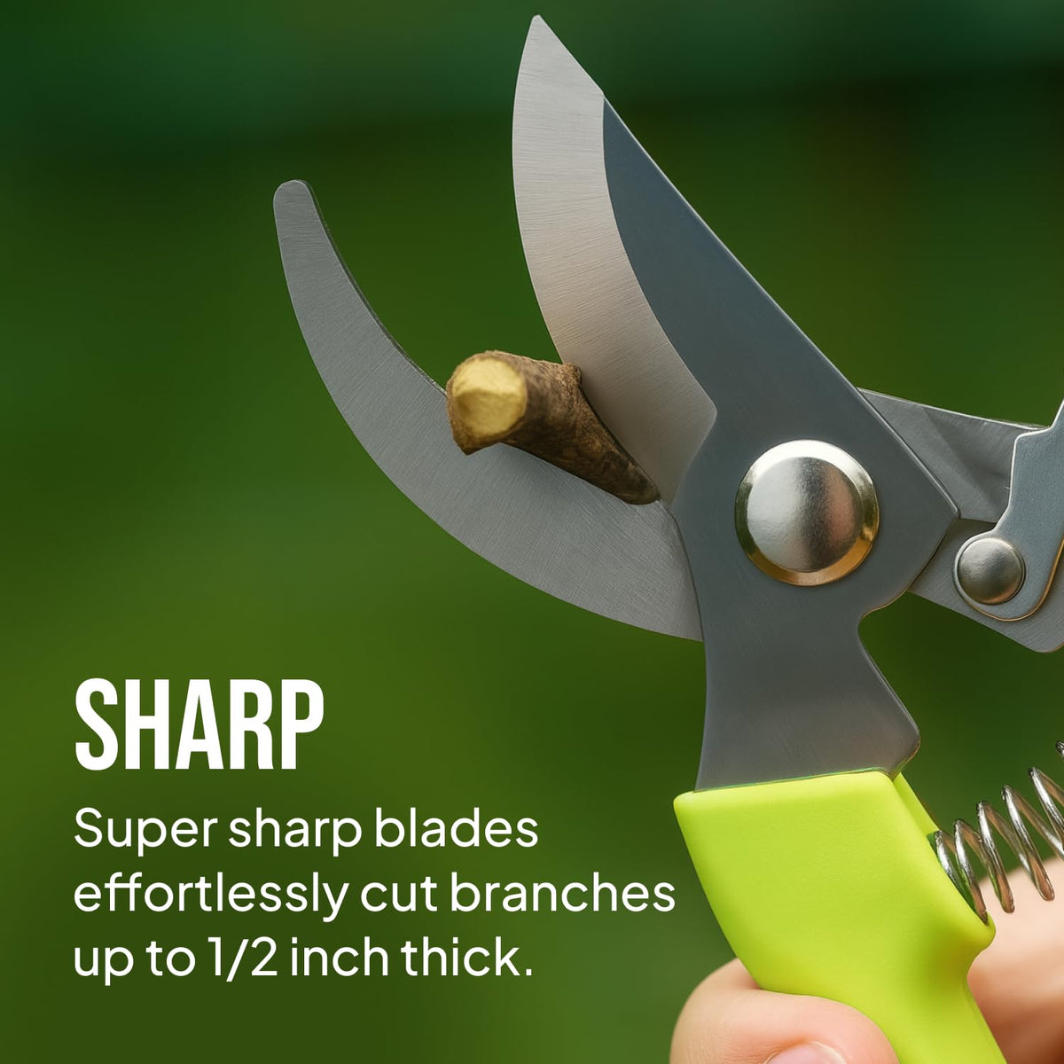 Ultra Sharp Pruning Shears Hedge Clipper – Cuts 3X Easier, Dual-Size Opening, Weak Hand Arthritis Clippers, Rust-Resistant Pruner, Effortlessly Cuts Father Jim Norris notebooks