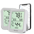 Govee Indoor Hygrometer Thermometer 2Pack H5075 with Bluetooth App Control Father Jim Norris notebooks