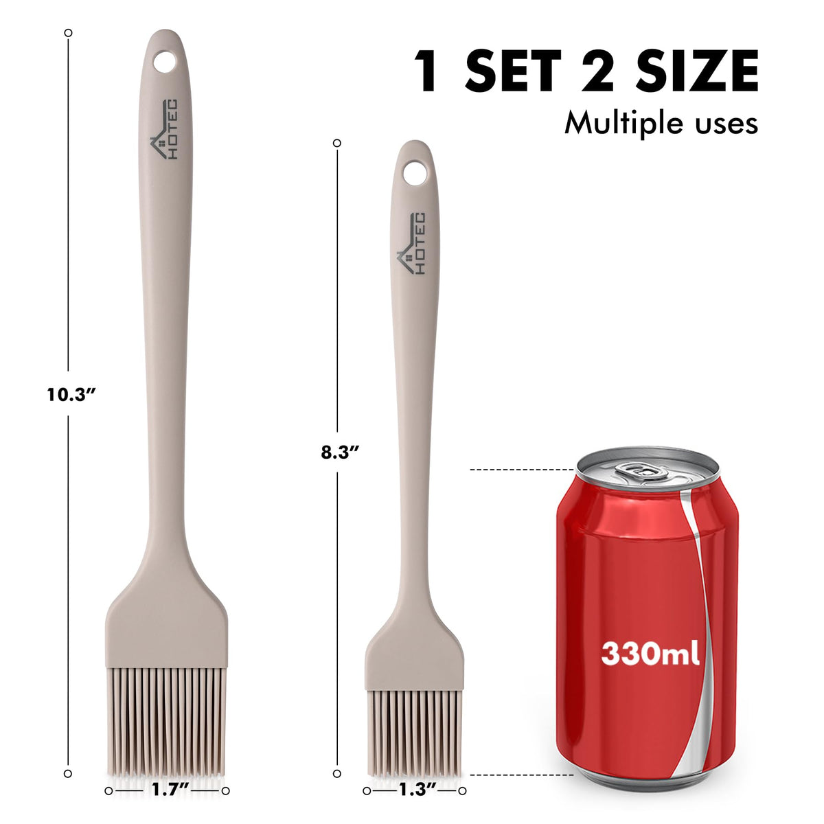 HOTEC Silicone Basting &Pastry Brushes BPA Free, Classic Blue 2 Father Jim Norris notebooks