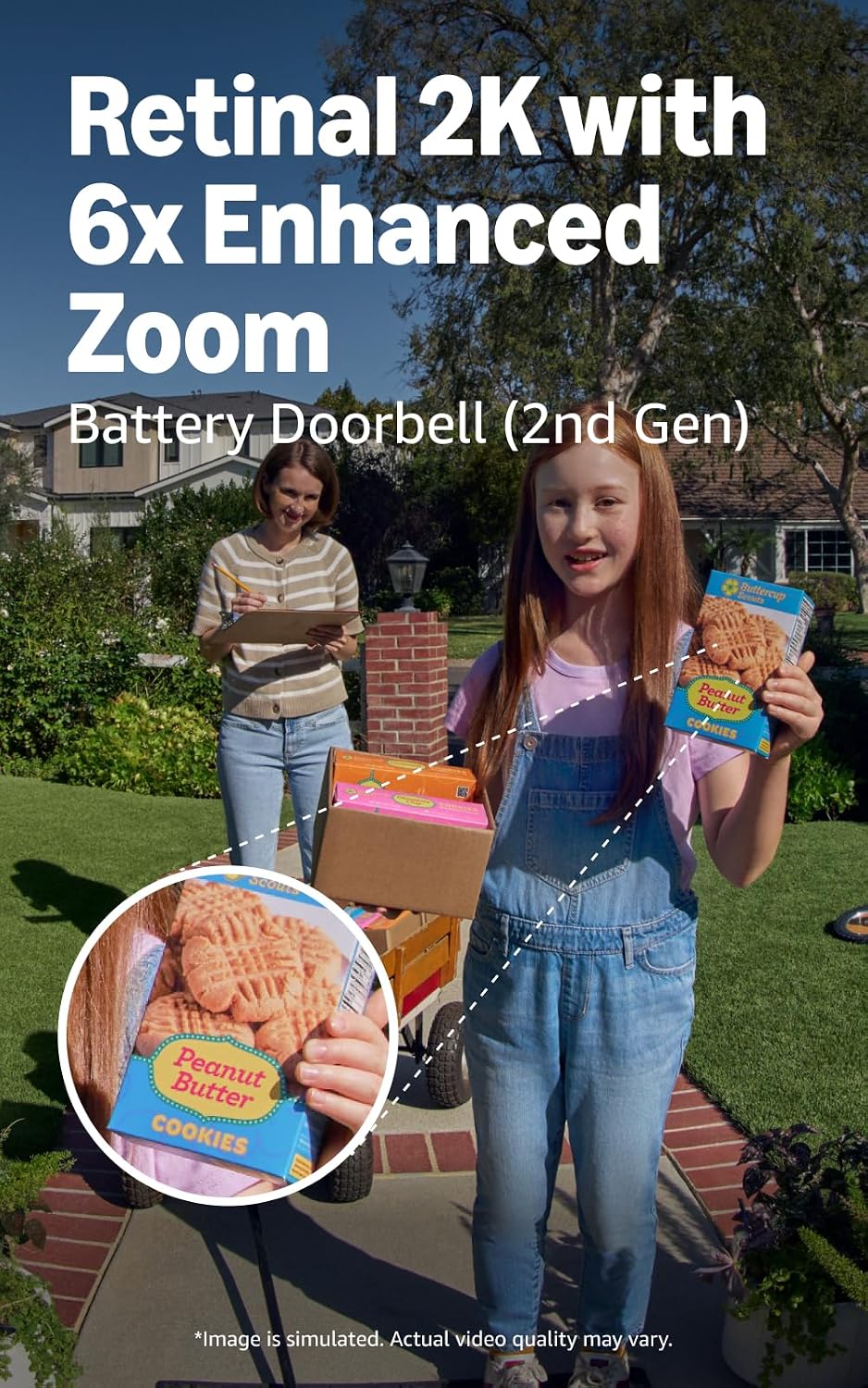 Ring Battery Doorbell 2K (newest model) Retinal 2K with wide-angle video, up to 6x Enhanced Zoom, Two-Way Talk, and Built-In Battery, Matte Mocha Father Jim Norris notebooks