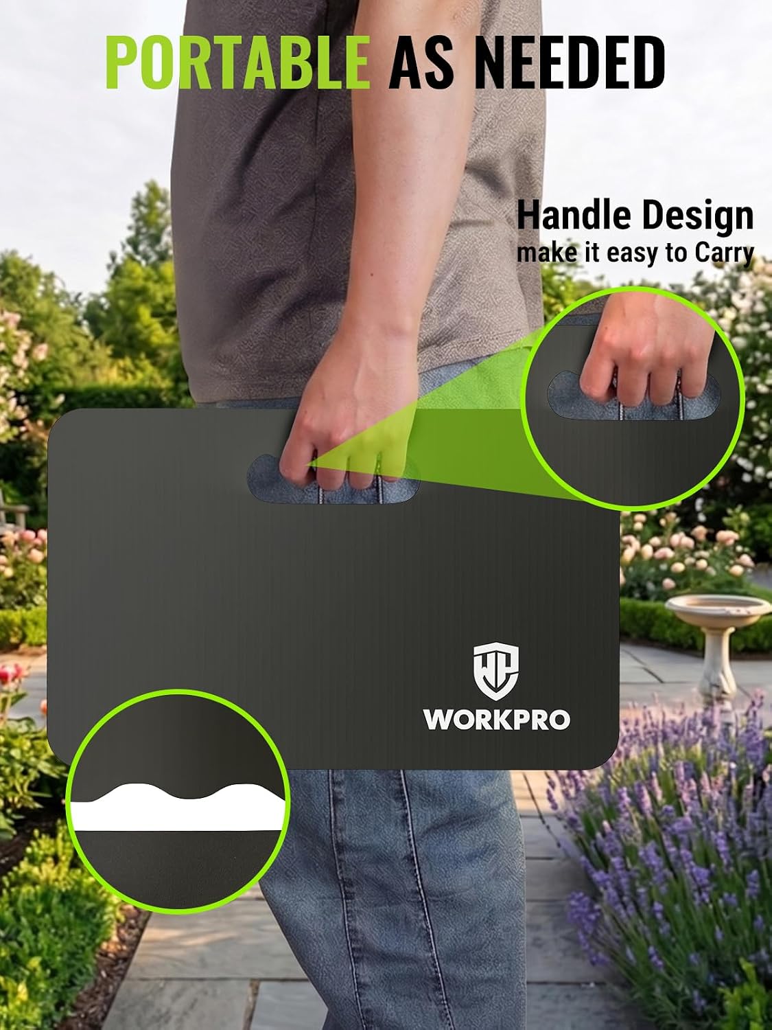 WORKPRO Extra Thick Kneeling Pad, Soft NBR Foam Cushioning for Knees Father Jim Norris notebooks