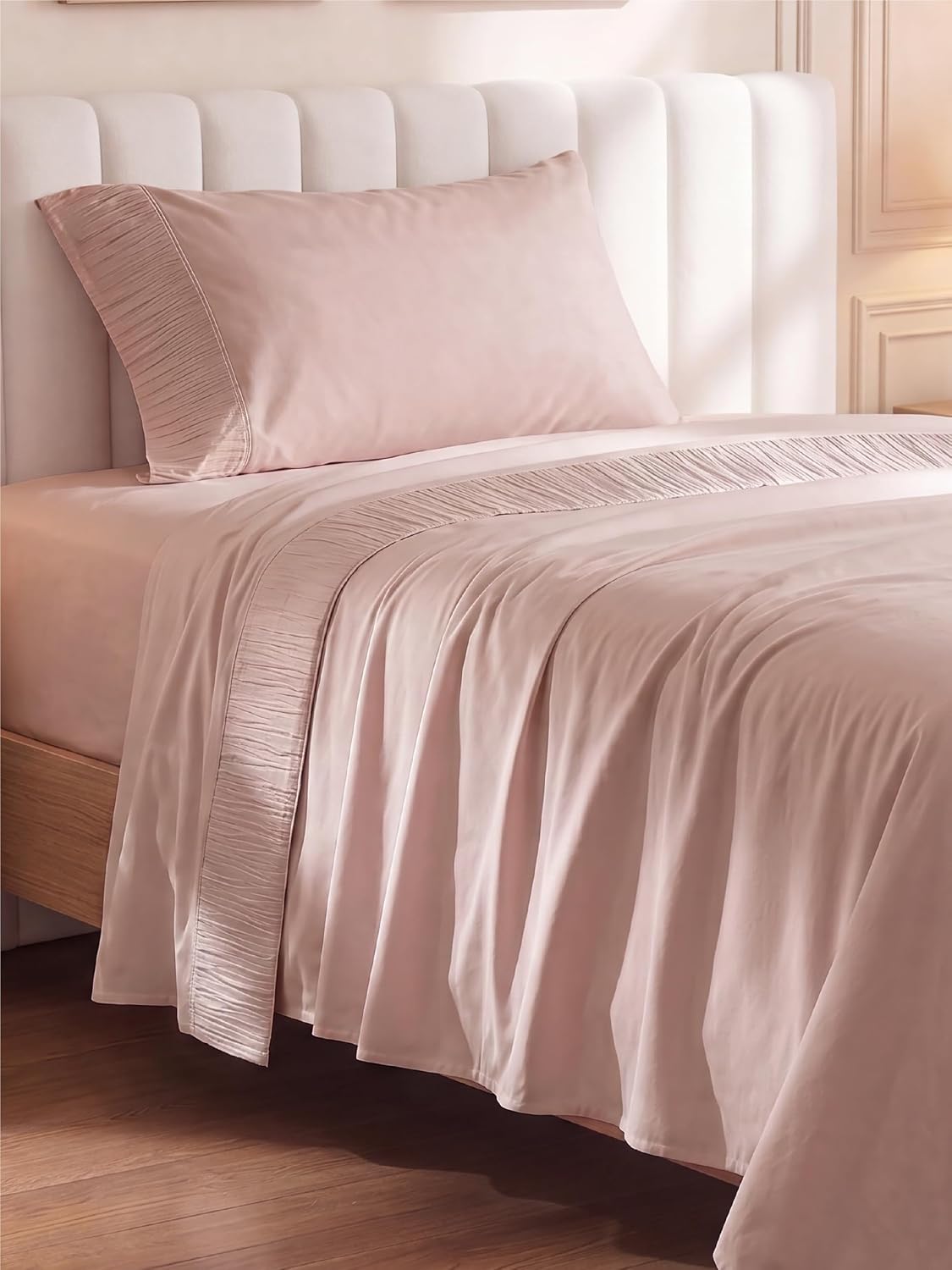 Bedsure Twin Sheets Set - 3 Pieces Soft Twin Bed Sheets - Breathable & Cooling