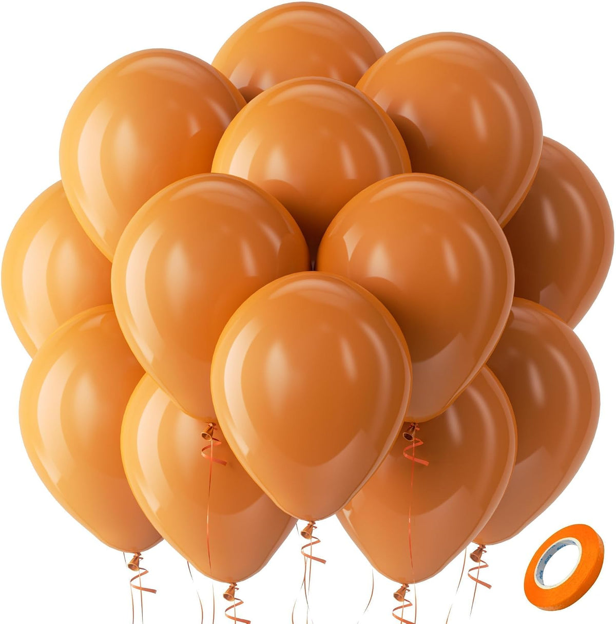 Bezente Assorted Latex Rainbow Balloons 100 Pack 12 inch