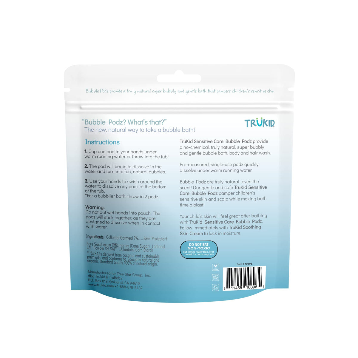 TruKid Bubble Podz Bubble Bath for Kids,