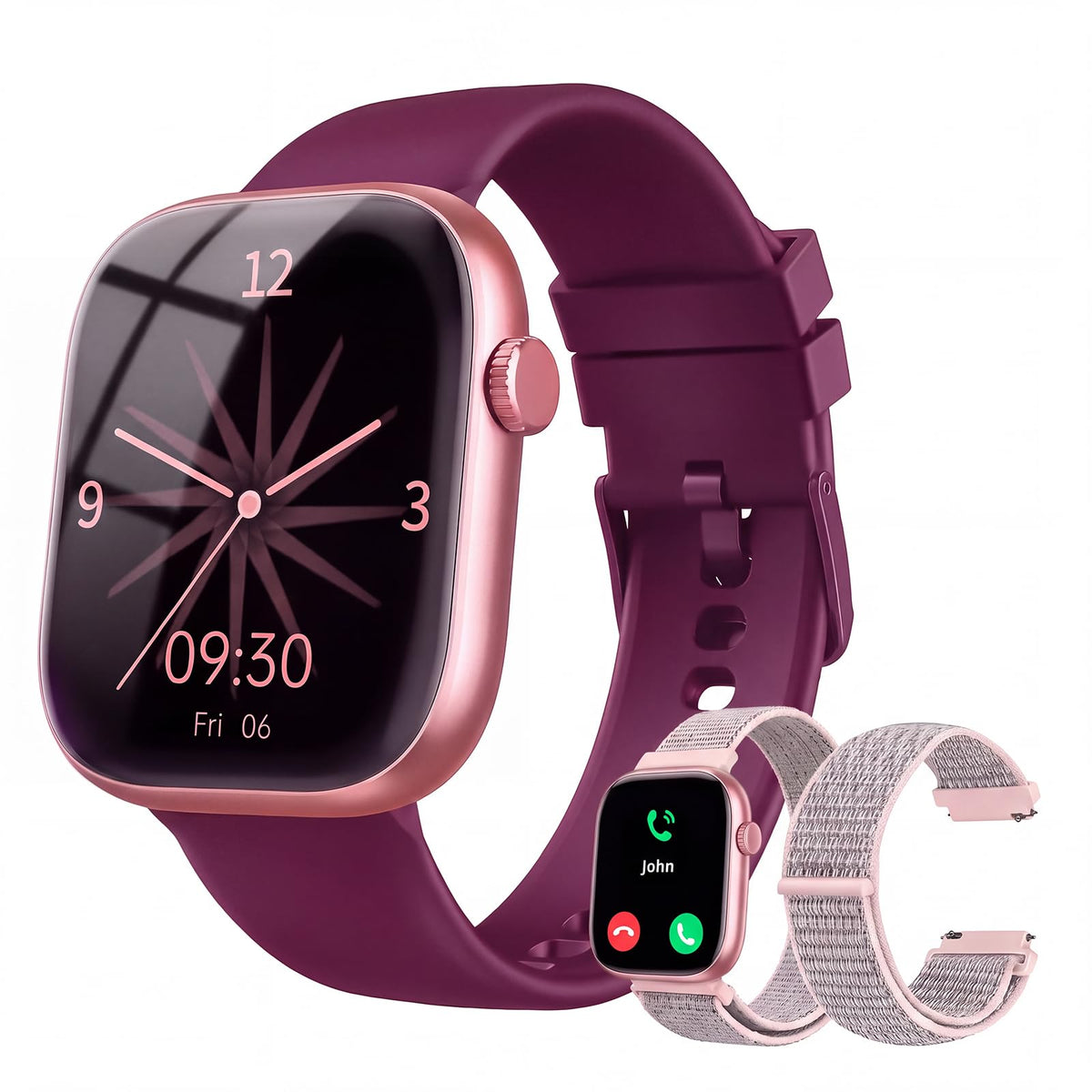 Smart Watch for Women, 1.83"HD Fitness Trackers with Answer/Calls, 2 Bands Father Jim Norris notebooks