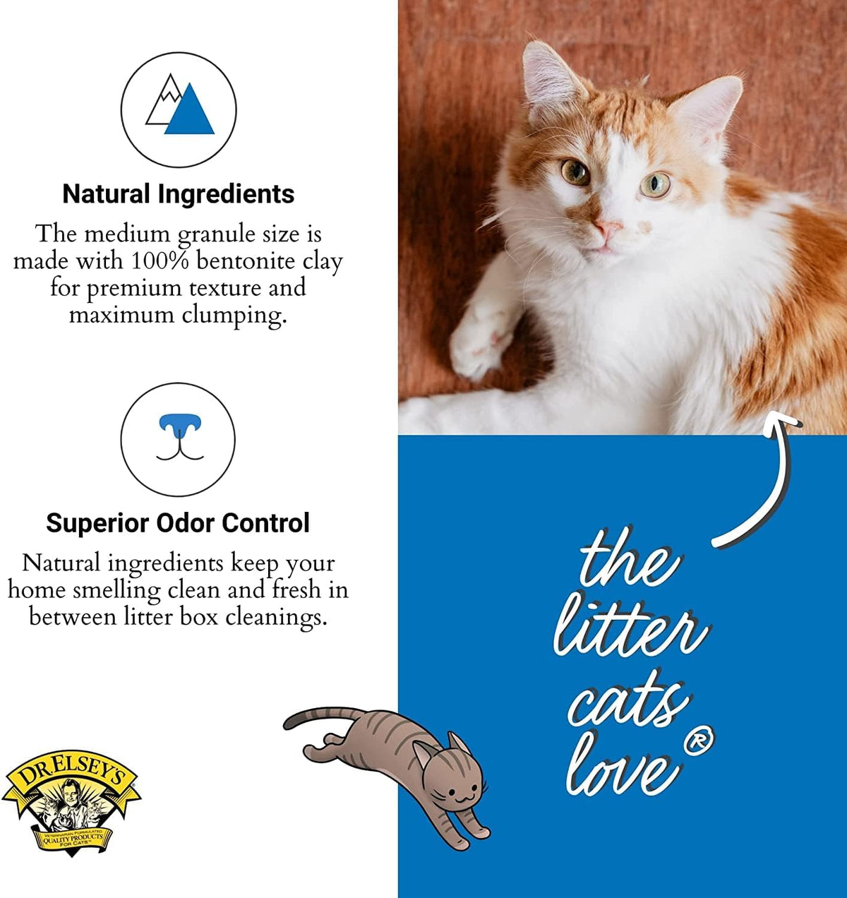 Dr. Elsey's Ultra UnScented Clumping Clay Cat Litter 40 lb. Bag Father Jim Norris notebooks