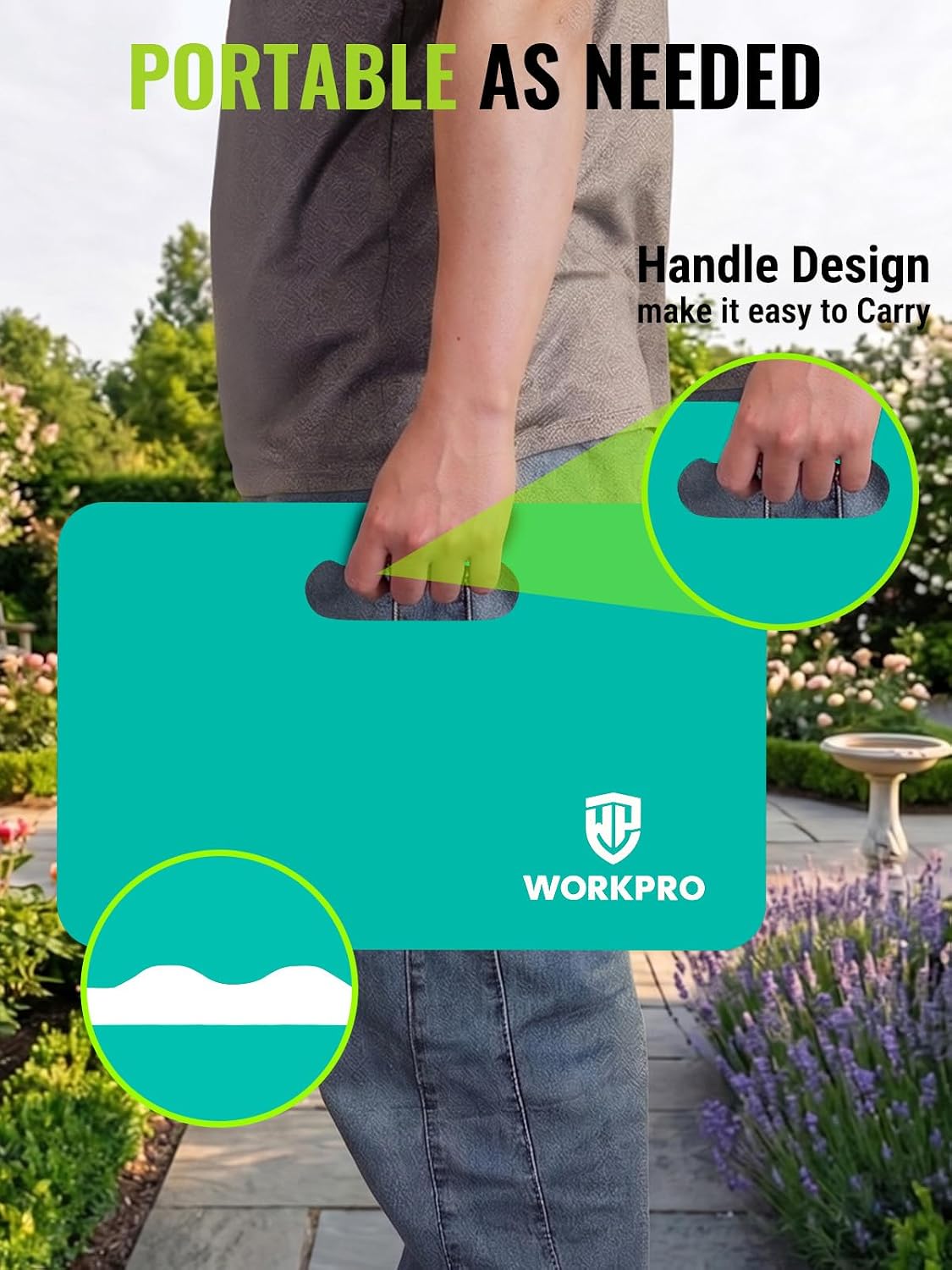 WORKPRO Extra Thick Kneeling Pad, Soft NBR Foam Cushioning for Knees Father Jim Norris notebooks