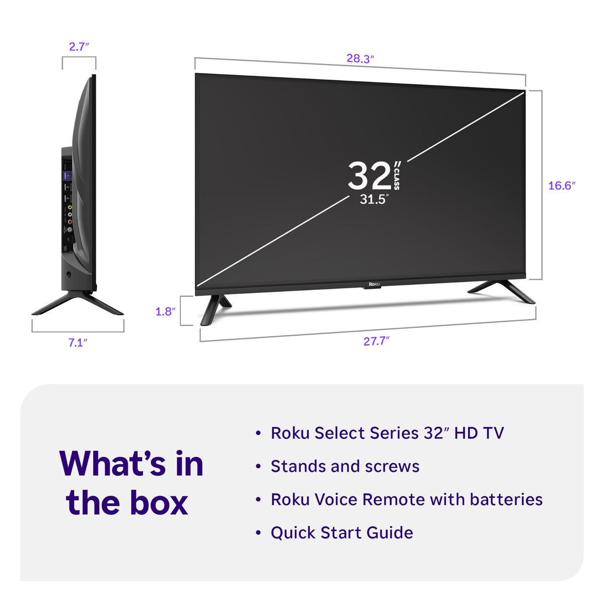 Roku 32-Inch Select Series Smart TV 2026-1080p Full HD TV - RokuTV Father Jim Norris notebooks