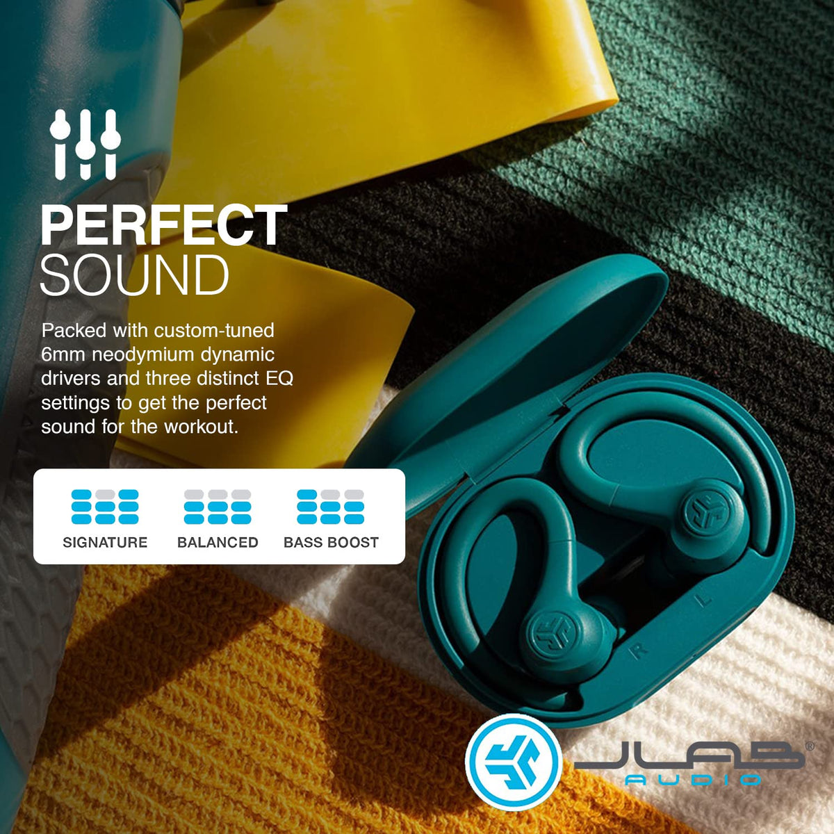 JLab, Go Sport+, True Wireless Workout Earbuds, Bluetooth Sport Earbuds, Clear Calling, Teal Father Jim Norris notebooks
