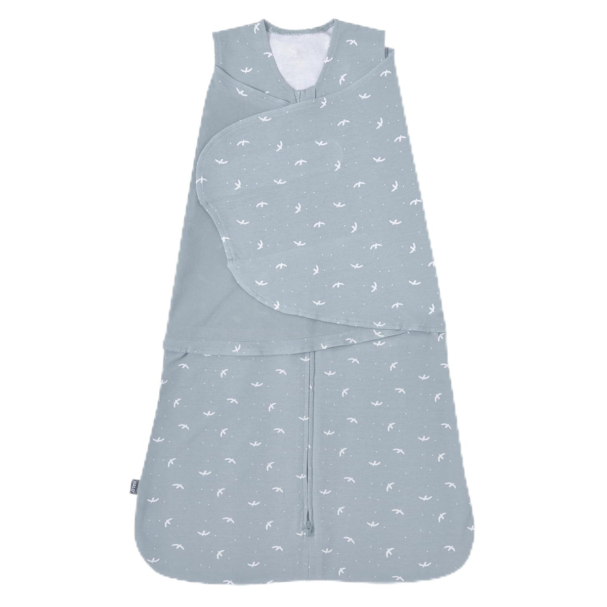 HALO SleepSack Swaddle | Cotton | 1.5 TOG | 68-75°F | 6-12 lbs |Baby Blue