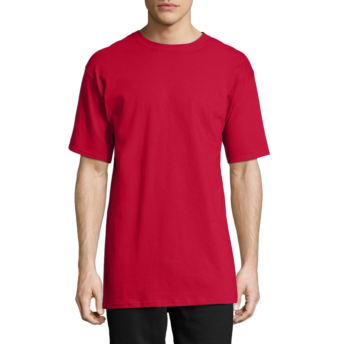 Hanes Men's Beefy-T Cotton Crewneck T-Shirt, 2-Pack, Big & Tall Sizes
