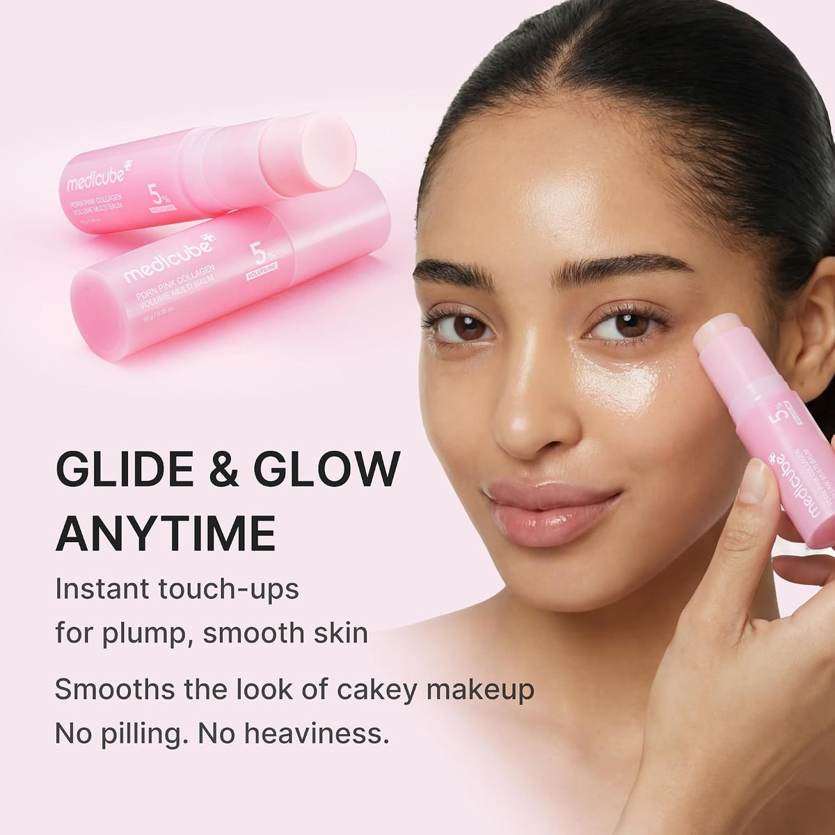 medicube PDRN Collagen Volume Multi Balm Stick, Firming Face & Body Balm