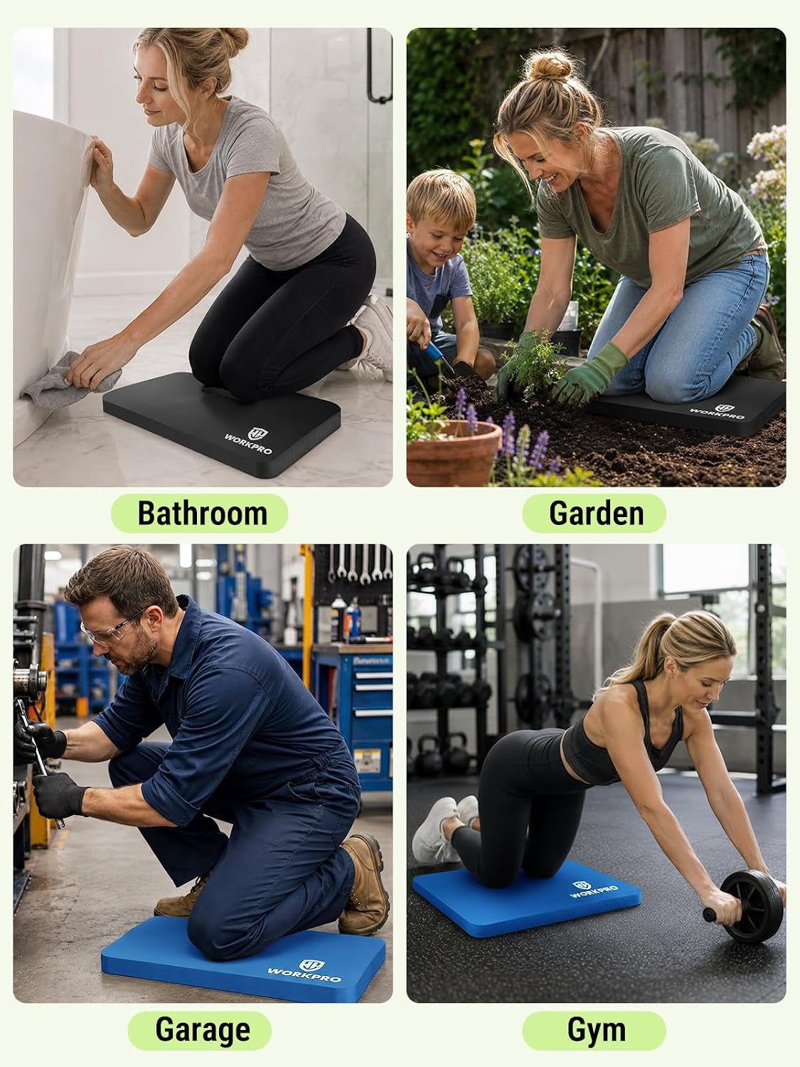 WORKPRO Extra Thick Kneeling Pad, Soft NBR Foam Cushioning for Knees Father Jim Norris notebooks