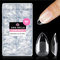 UNA GELLA Short Almond Nail Tips 504PCS Short Fake Nails Soft Press Ons