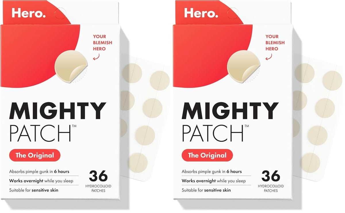 Mighty Patch Hero Cosmetics Original Nighttime Acne Pimple Patches, 36 Ct Father Jim Norris notebooks