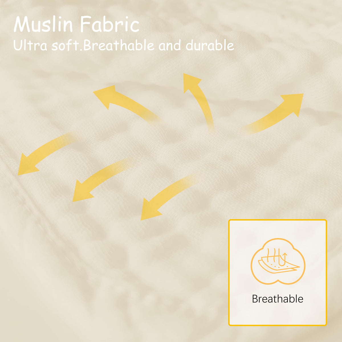 Lovely Care 12 Pack Muslin Burp Cloths 100% Cotton Muslin Cloths Large 20''x10'' Extra Soft and Absorbent Baby Burping Cloth - White