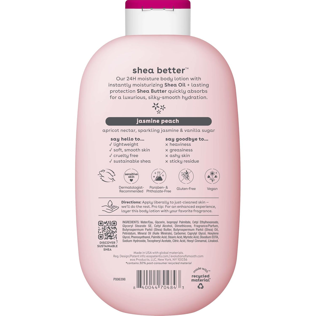 eos Shea Better Body Lotion- Vanilla Cashmere, 24-Hour Moisture, 16 fl oz Father Jim Norris notebooks