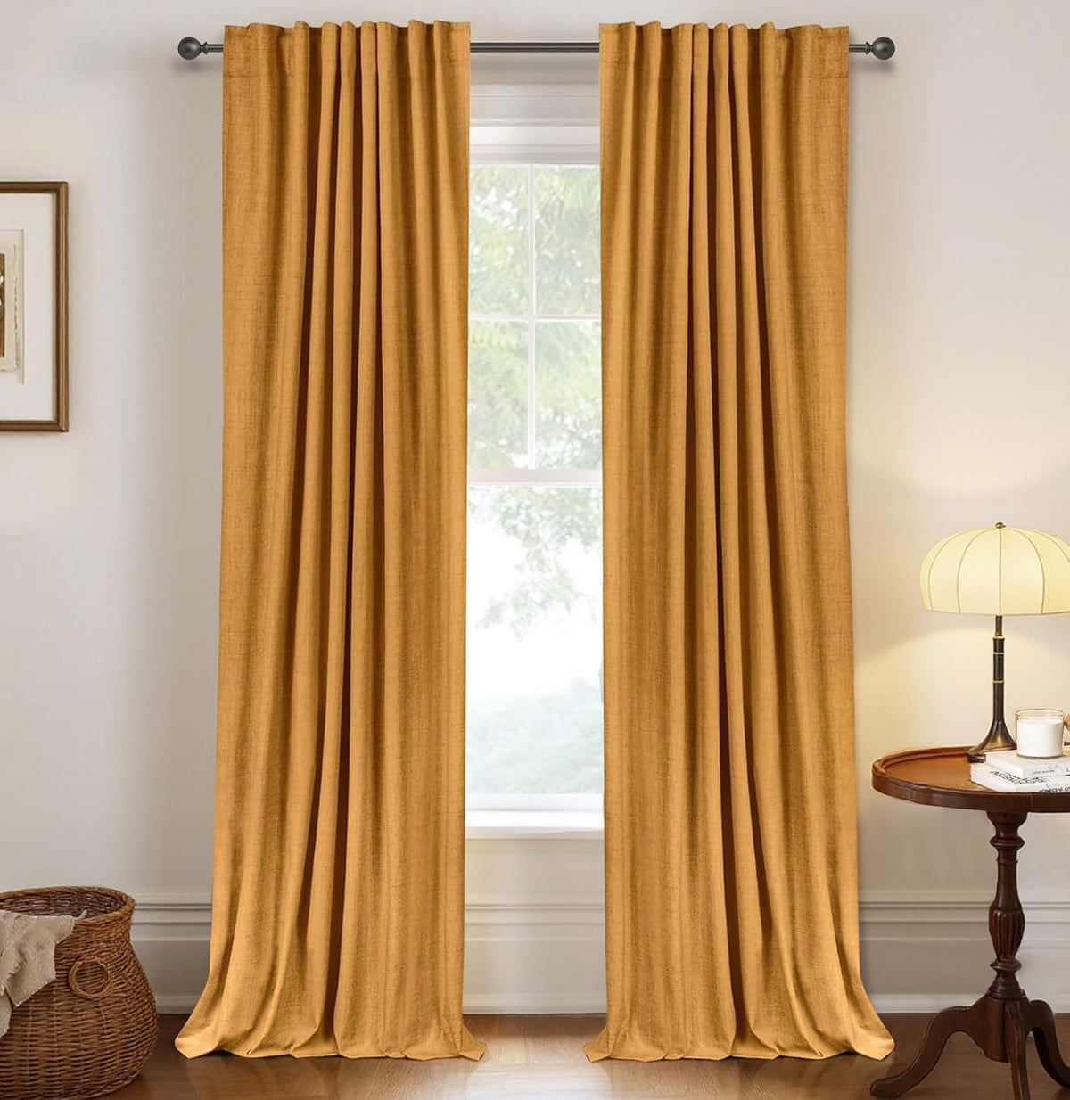 Blush Pink Total Blackout Sliding Door Curtains 96 Inches Long