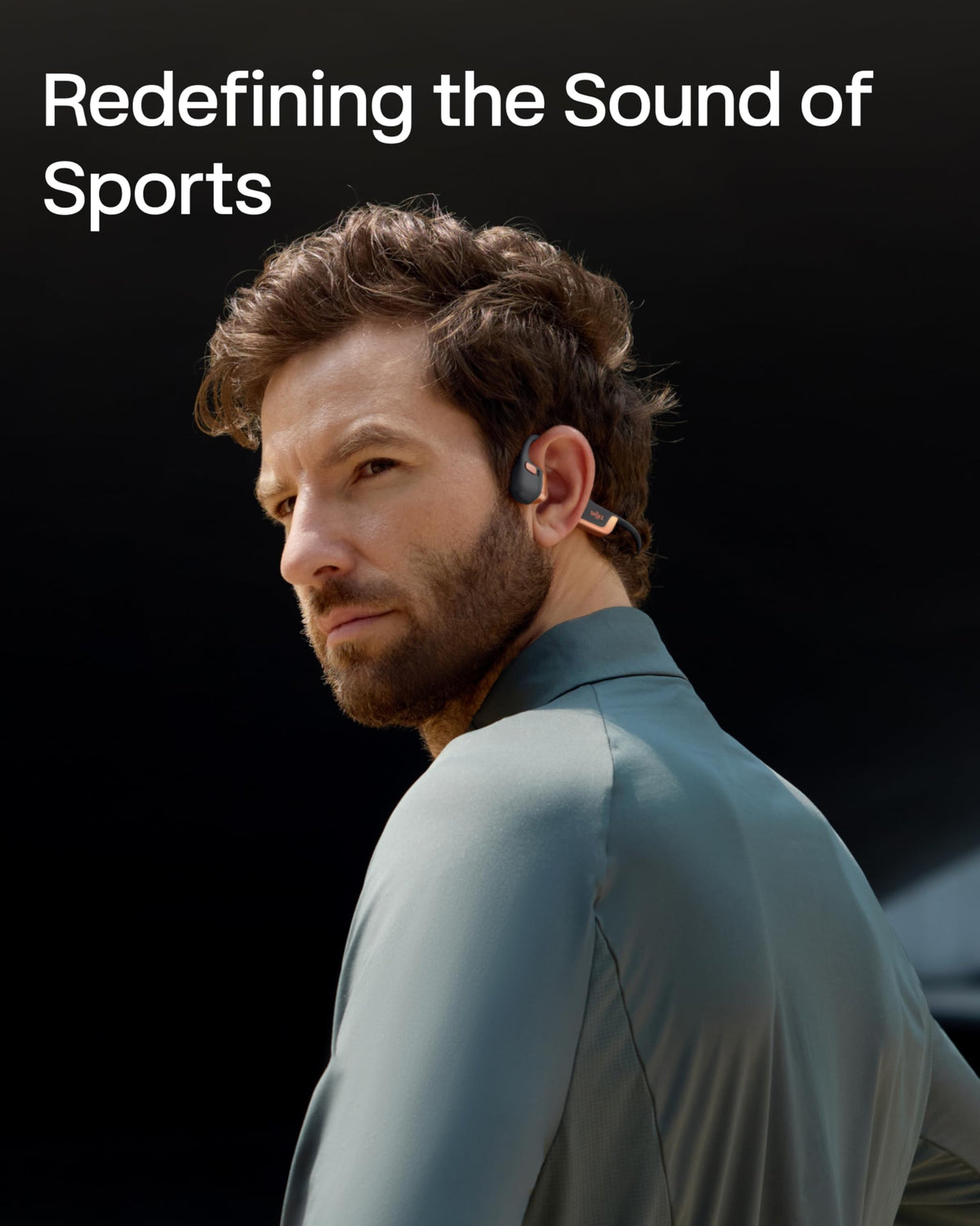 SHOKZ OpenRun Pro 2 Bone Conduction Bluetooth Sport Headphones, Black Father Jim Norris notebooks