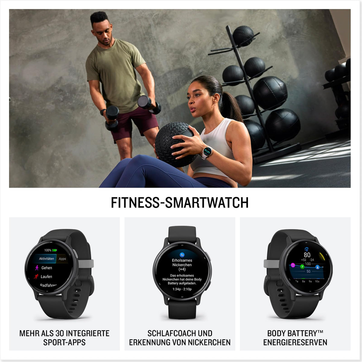 Garmin vívoactive® 5, Health & Fitness GPS Smartwatch, 42mm, Ivory Father Jim Norris notebooks
