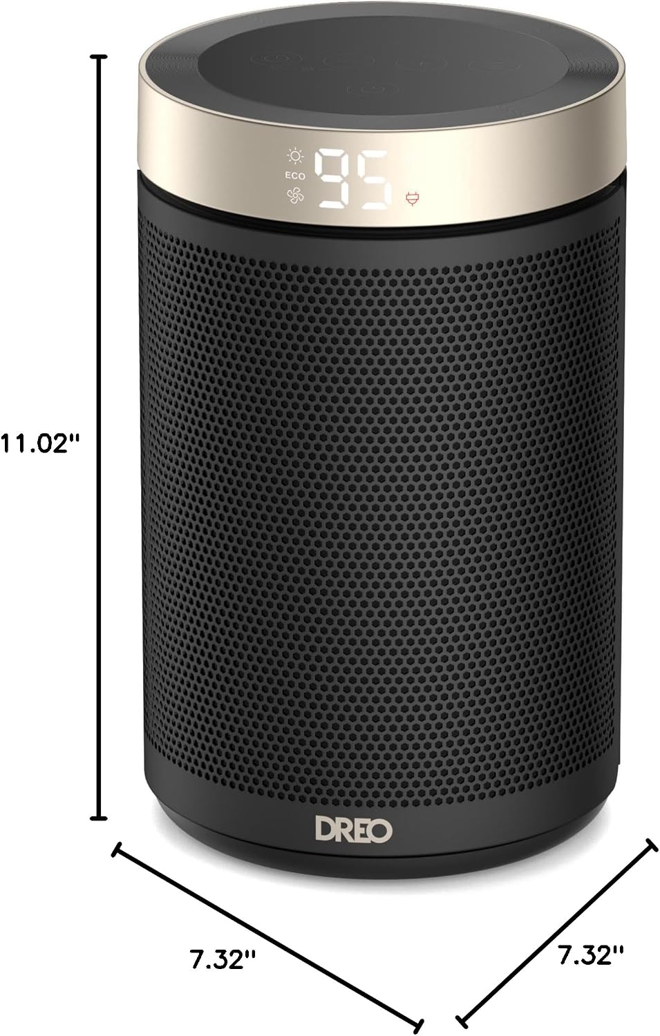 DREO Space Heater, Portable Electric Heaters for Indoor Use with Thermostat