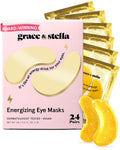 grace & stella Award Winning Eye Patches for Women (24 Pairs, Gold)