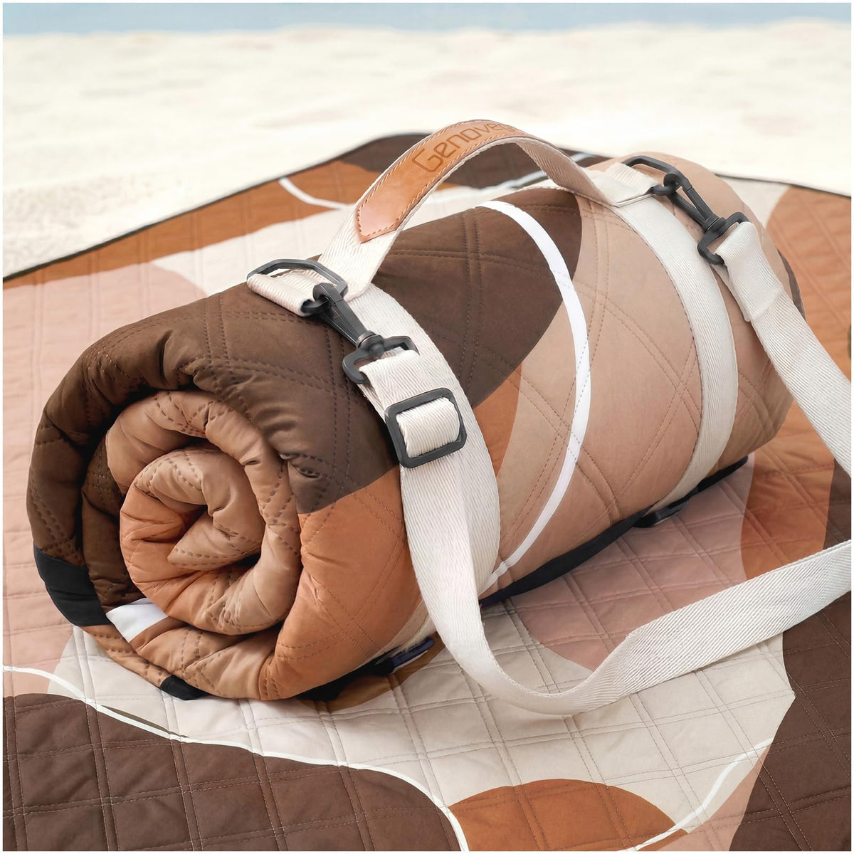 Genovega Waterproof Beach Blanket Picnic Outdoor Mat Rug Extra Large Portable Umbrella Wagon Folding Pop Tent Sun Shelter Shade Canopy Ball Cart Cool Cabana Anchor Fan Mesh Bag Tote Toallas Manta Father Jim Norris notebooks