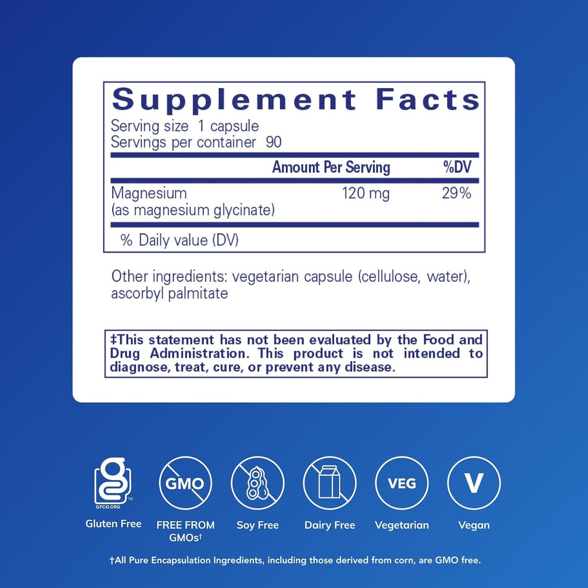 Pure Encapsulations Magnesium (Glycinate), 90 Capsules Father Jim Norris notebooks