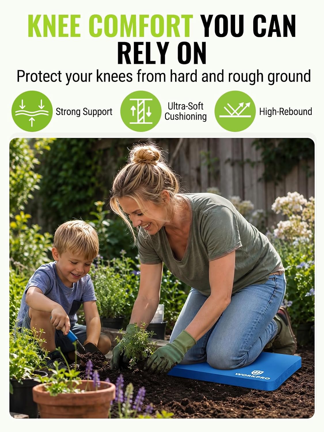 WORKPRO Extra Thick Kneeling Pad, Soft NBR Foam Cushioning for Knees Father Jim Norris notebooks