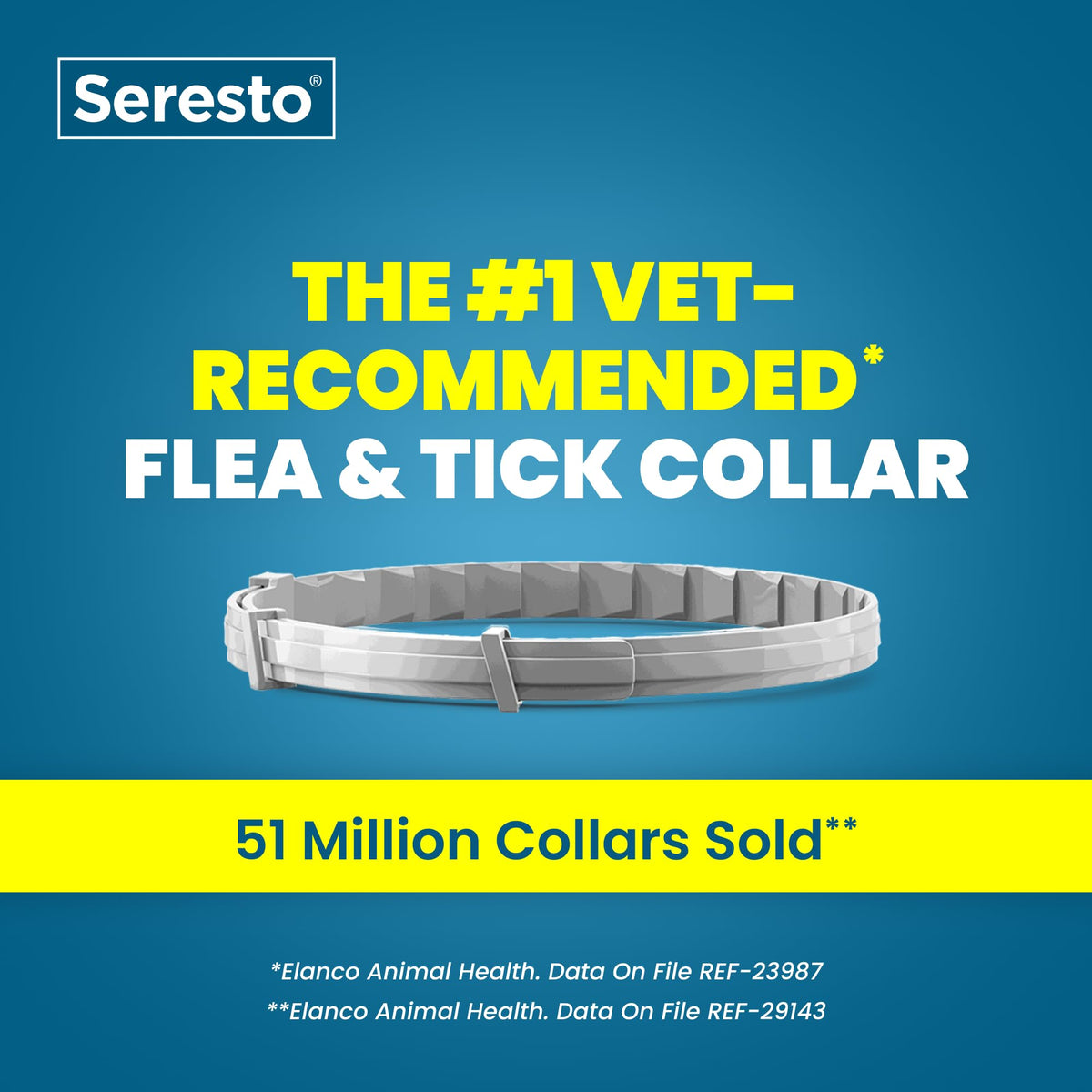 Seresto 8-Month Flea & Tick Collar for Large Dogs Over 18 lbs., 1ct