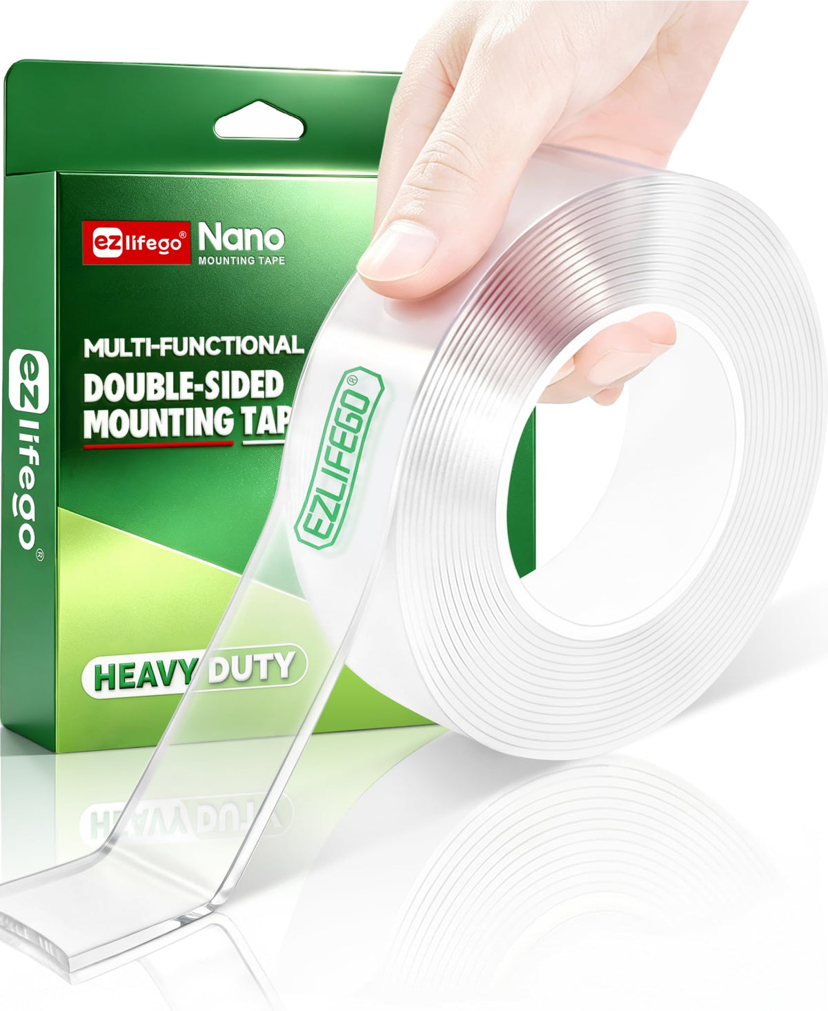 EZlifego Heavy Duty Invisible Bond Nano Double Sided Mounting Tape, 9.85FT Father Jim Norris notebooks