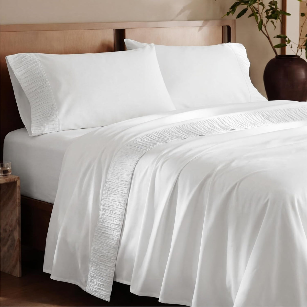Bedsure Twin Sheets Set - 3 Pieces Soft Twin Bed Sheets - Breathable & Cooling
