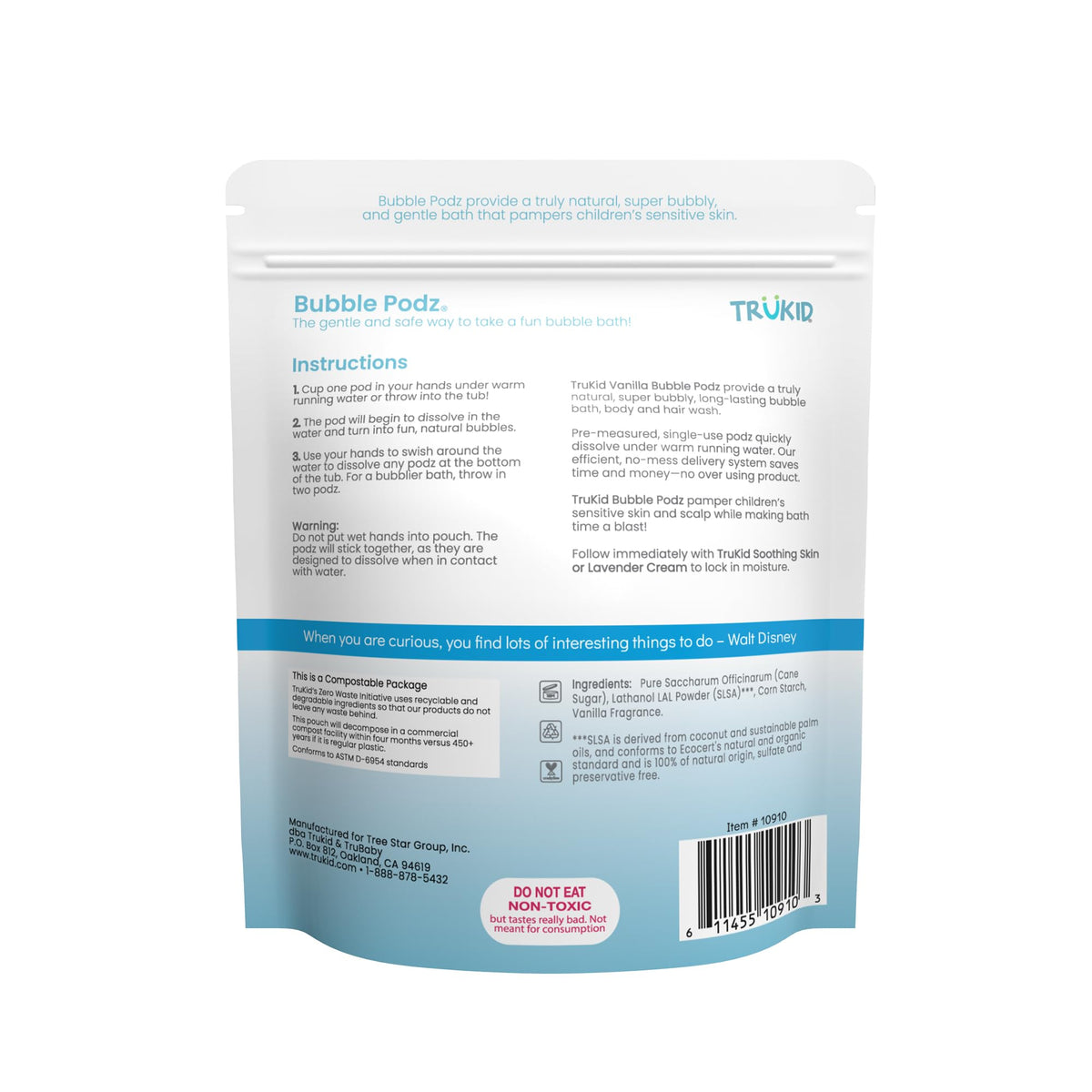 TruKid Bubble Podz Bubble Bath for Kids,