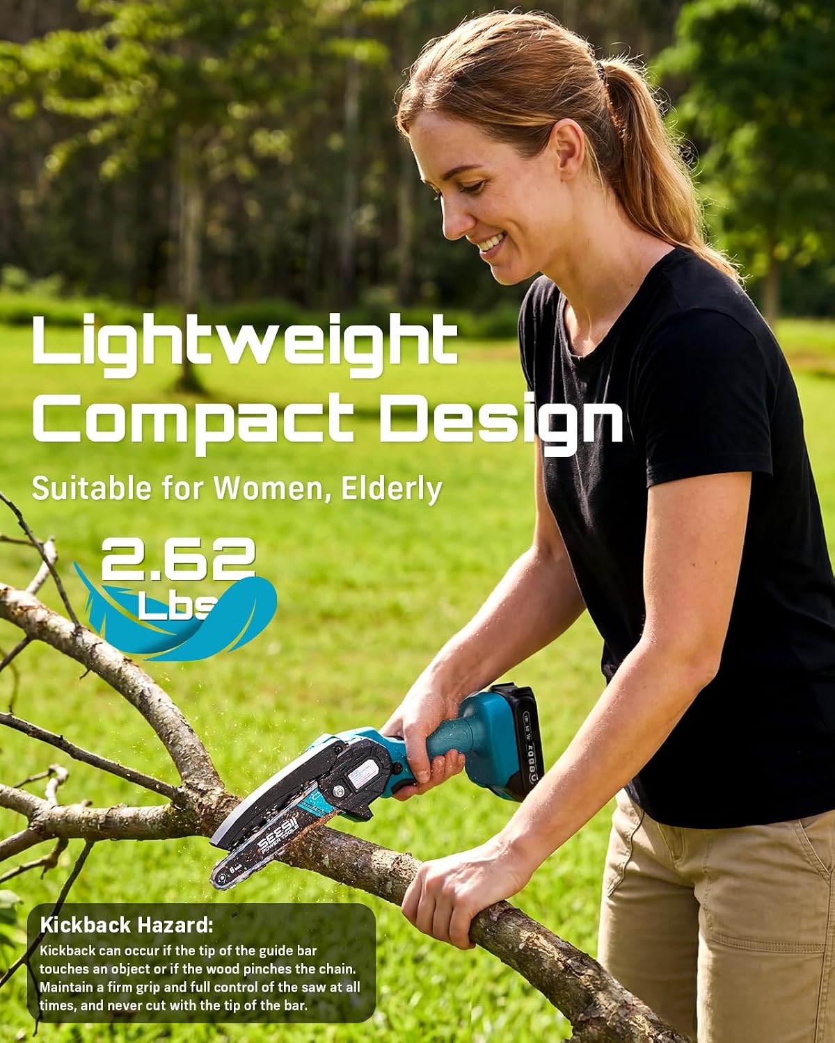 SEESII Flagship 8-Inch Cordless Mini Chainsaw, Upgraded Brushless Motor Father Jim Norris notebooks