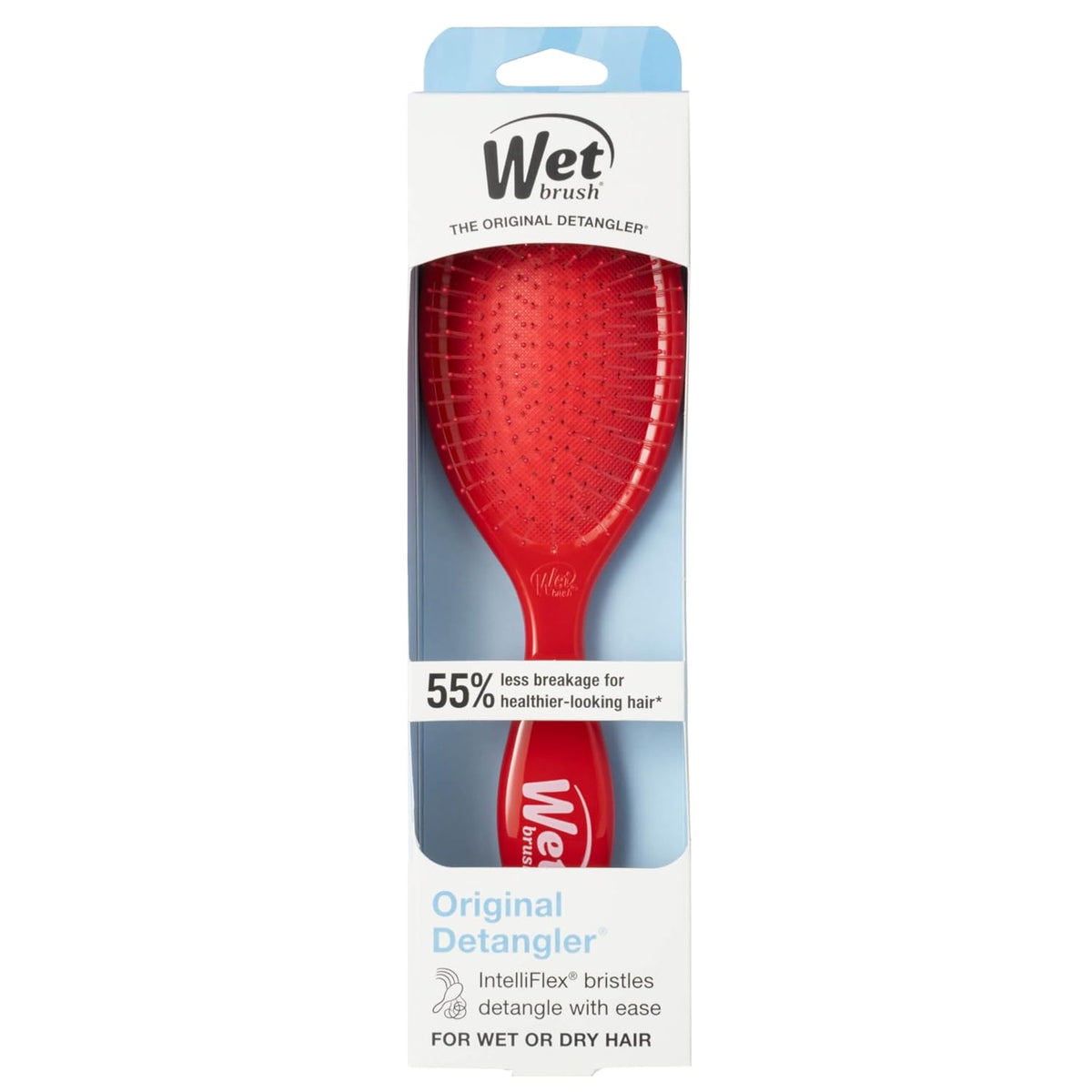 Wet Brush Original Detangler Hair Brush, Black Frost, For All Hair Textures