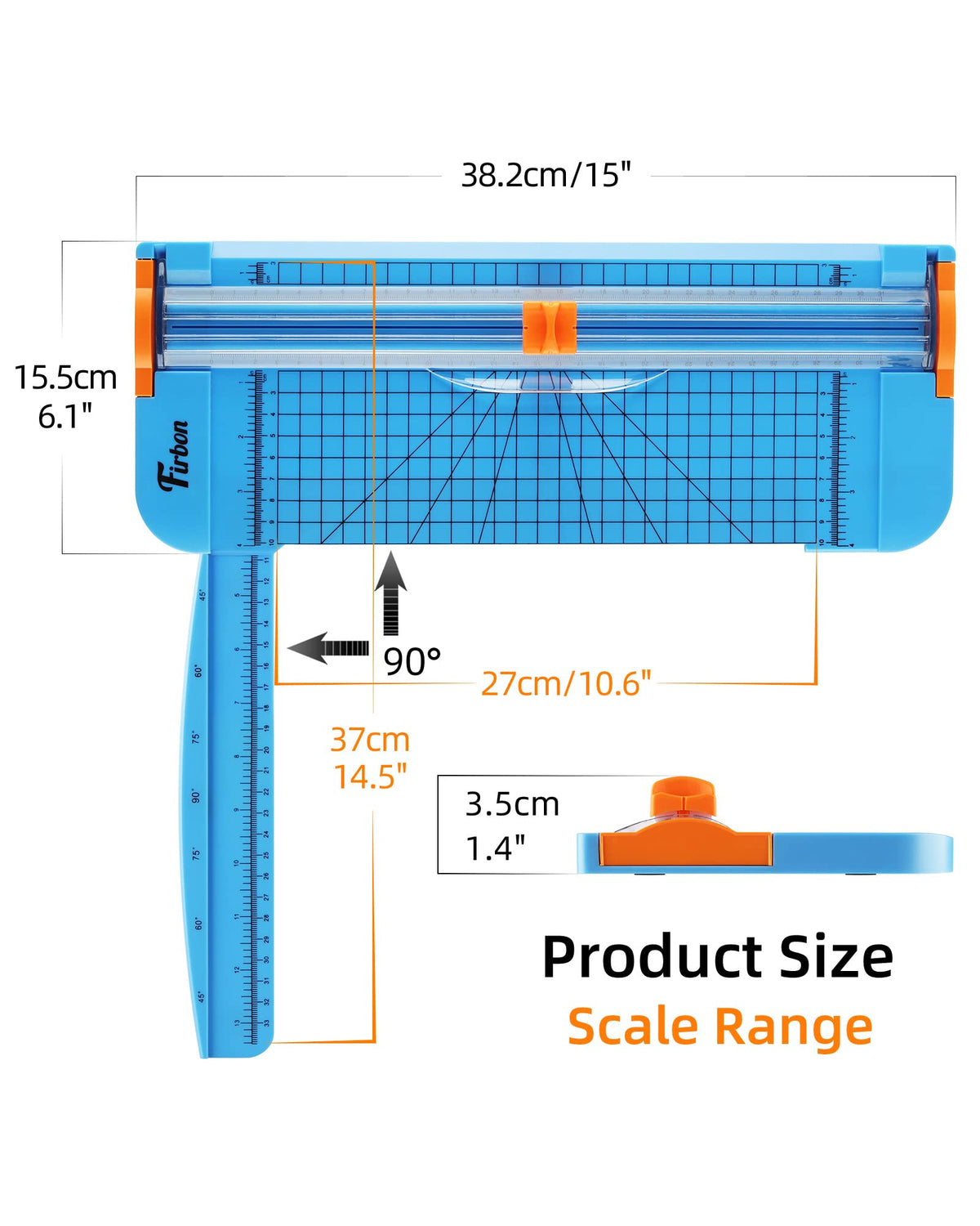 Firbon A4 Paper Cutter, 12 Inch Paper Trimmer with Extened Ruler, Black Father Jim Norris notebooks