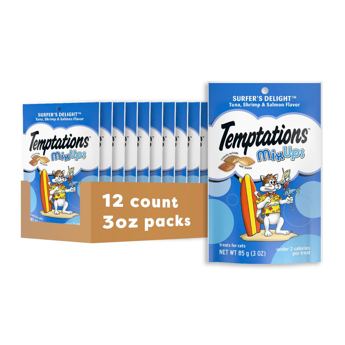 Temptations MixUps Crunchy Cat Treats, Surfer's Delight, 16 oz Father Jim Norris notebooks