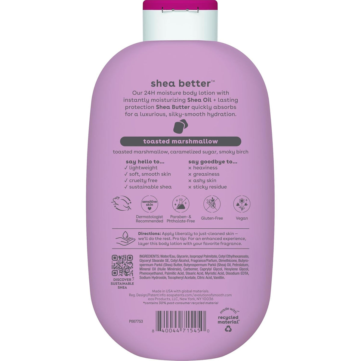 eos Shea Better Body Lotion- Vanilla Cashmere, 24-Hour Moisture, 16 fl oz Father Jim Norris notebooks